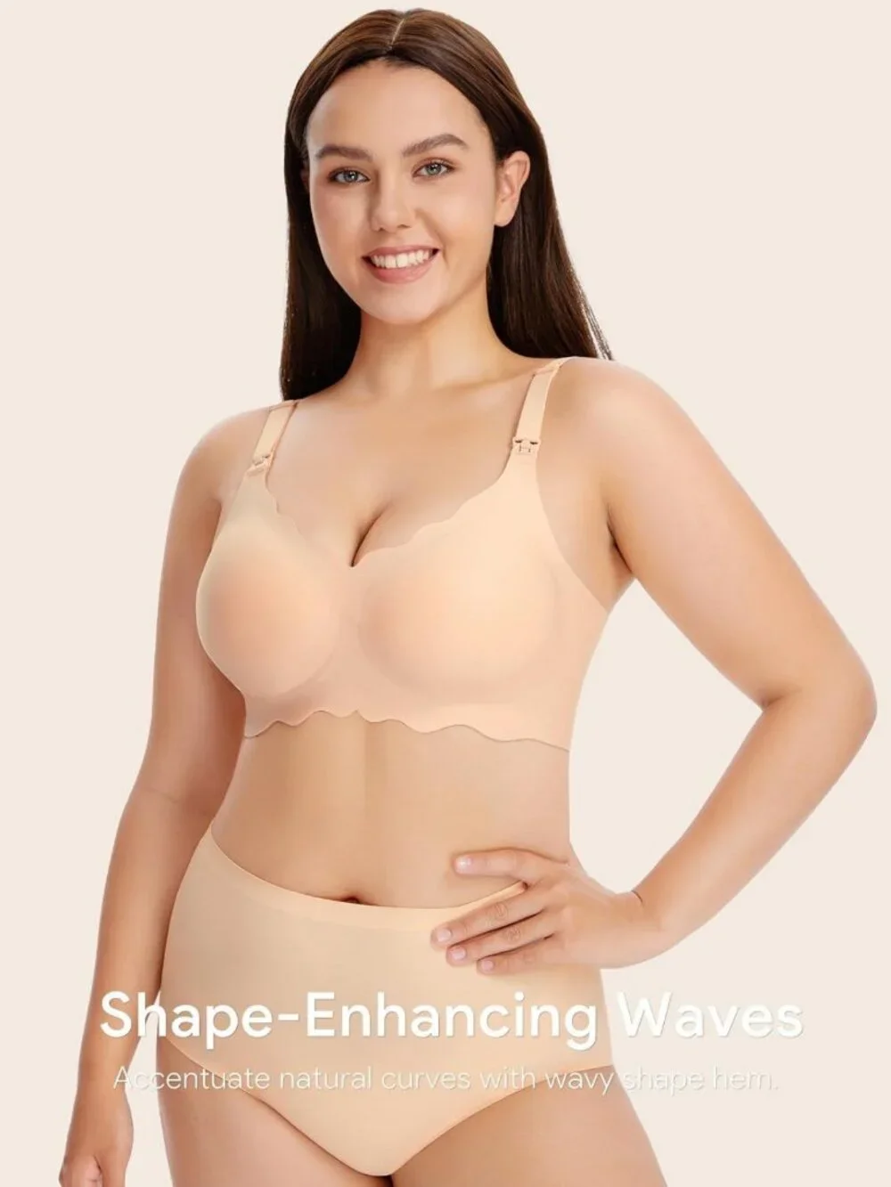 Seamless Nursing Bras for Breastfeeding - 3 Pack Maternity Comfort & Support